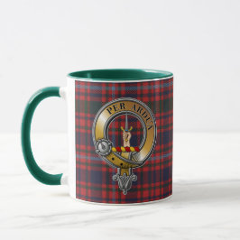 MacIntyre Tartan & Badge Mugg