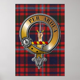 MacIntyre Tartan & Badge Poster