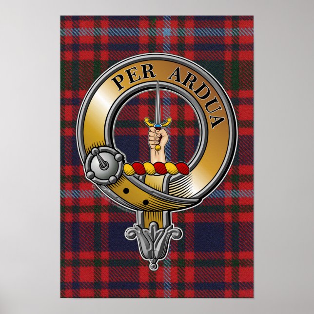 MacIntyre Tartan & Badge Poster (Framsidan)