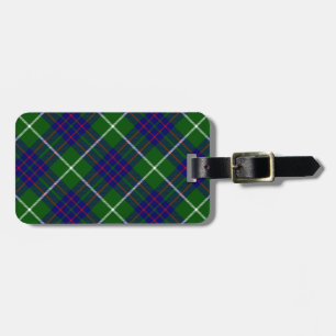 MacIntyre tartan grönt blue plaid Bagagebricka
