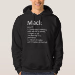 MACK Definition Personlig Namn Funny Birthday G Hoodie<br><div class="desc">MACK Definition Personlig Namn Funny Birthday Gift Idea</div>