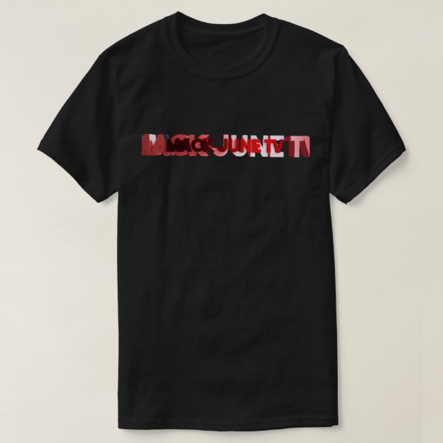 Mack June TV logotypen T Shirt (Design framsida)