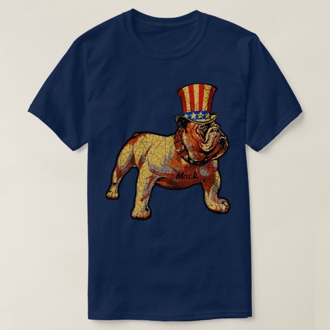 Mack the Bulldog T Shirt (Design framsida)
