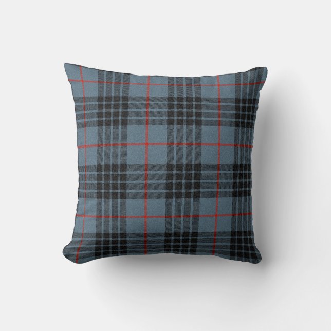 MacKay Blue Tartan Highlandkudde Kudde (Framsida)