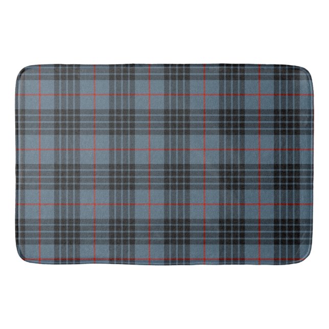 MacKay Blue Tartan Play Scottish Mönster Badrumsmatta (Framsidan)