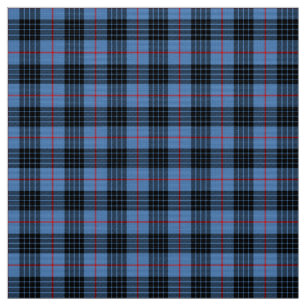 MacKay Blue Tartan Tyg
