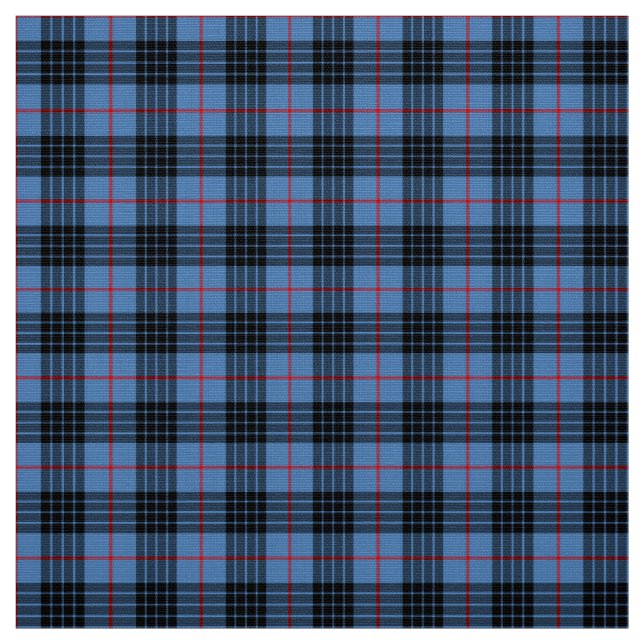 MacKay Blue Tartan Tyg (Provkarta)
