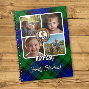 MacKay Familjefotokollage Anteckningsbok