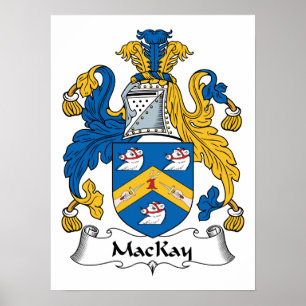 MacKay familjvapensköld Poster