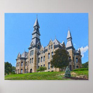 Mackay Hall, Side View, Park Universiteten, Missou Poster