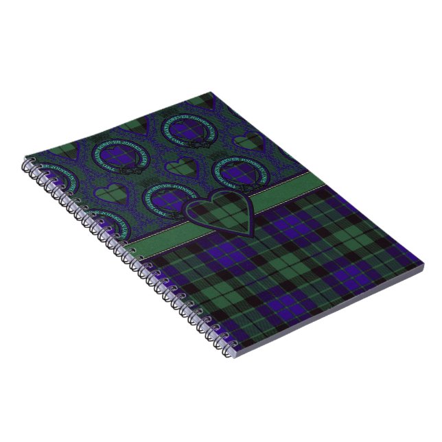 Mackay skotttartan anteckningsbok med spiral (Högra Sidan)