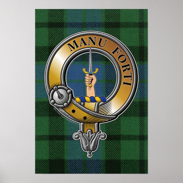 MacKay Tartan & Badge Poster (Framsidan)