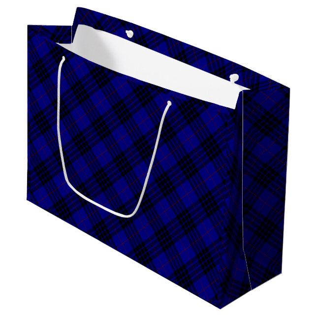 MacKay tartan Blue Plaid (Framsidan Vinklad)
