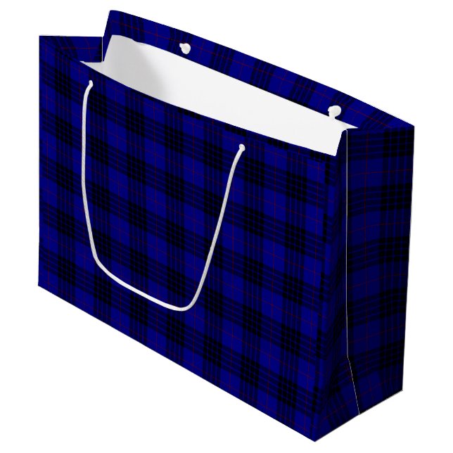 MacKay tartan Blue Plaid (Framsidan Vinklad)