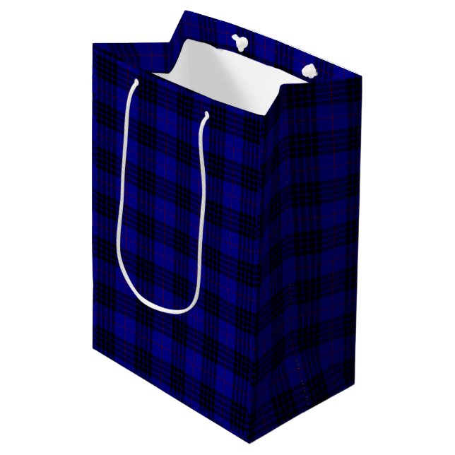 MacKay tartan Blue Plaid (Framsidan Vinklad)