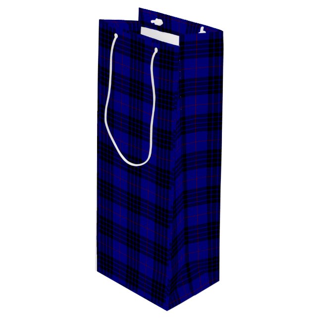 MacKay tartan Blue Plaid (Framsidan Vinklad)