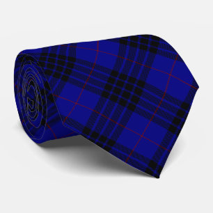MacKay tartan Blue Plaid Slips