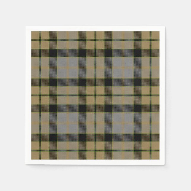 MacKay Weasted Tartan Pappersservett (Framsidan)