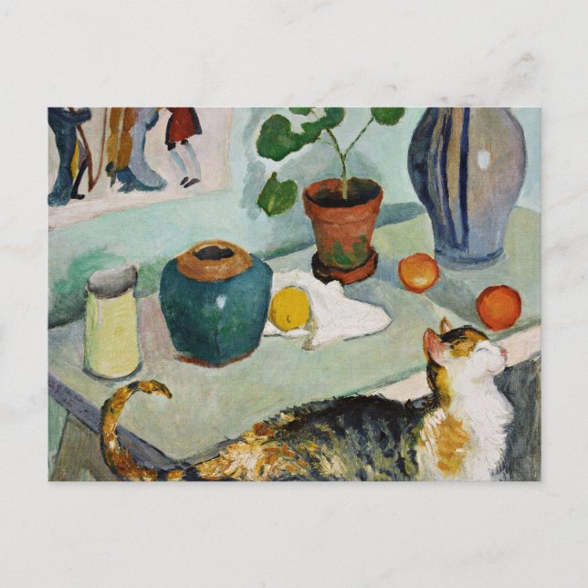 Macke - The Ghost in House Stalls Vykort (Framsida)