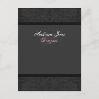 Mackenzie #2-kort för svart Chic Vykort