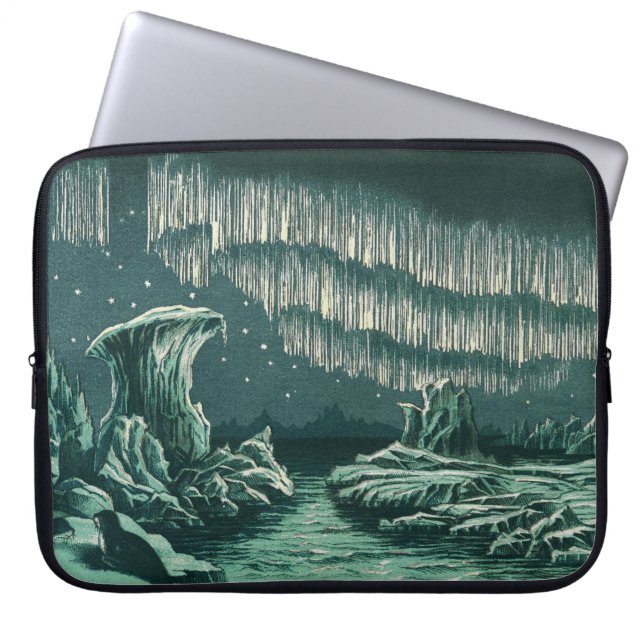 MacKenzie - Aurora Borealis på höga breddgrader Laptop Fodral (Framsidan)