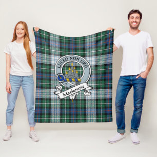 MacKenzie Dress Ancient Klan Badge Tartan Play Fleecefilt