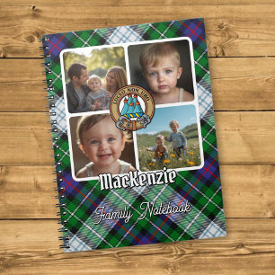 MacKenzie Familjefotokollage Anteckningsbok