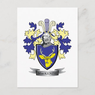 MacKenzie Family Crest Jackar av Arm Vykort