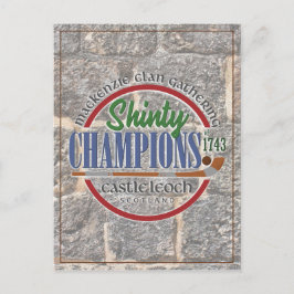 MacKenzie Gathering Shinty Outlandish Postcard Vykort