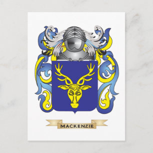 MacKenzie Jackar av Arm (Family Crest) Vykort