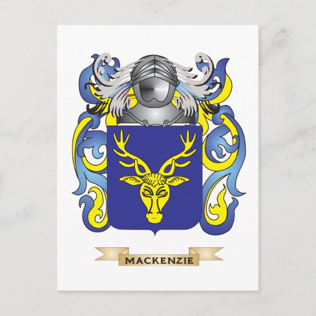 MacKenzie Jackar av Arm (Family Crest) Vykort (Framsida)