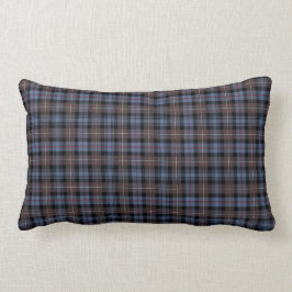 Mackenzie Klan Blue och Brown Scottish Tartan Lumbarkudde