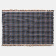 Mackenzie Klan Brown och Blue Reproduction Tartan