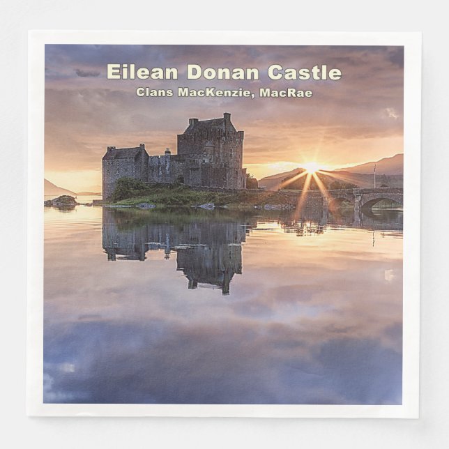 MacKenzie MacRae-Klornas Eilean Donan Castle Photo Pappersservett (Framsida)