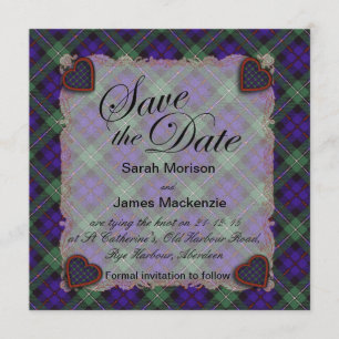 Mackenzie Scottish klan tartan - Play Spara Datumet