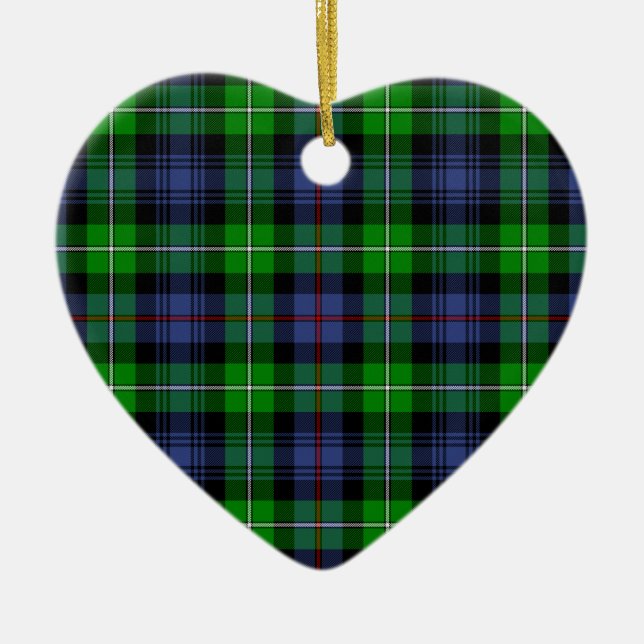 MacKenzie Tartan (aka den Seaforth Julgransprydnad Keramik (Framsidan)