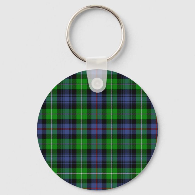 MacKenzie Tartan (även kallad Seaforth Highlanders Nyckelring (Framsida)