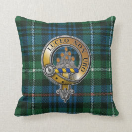 MacKenzie Tartan & Badge Kudde