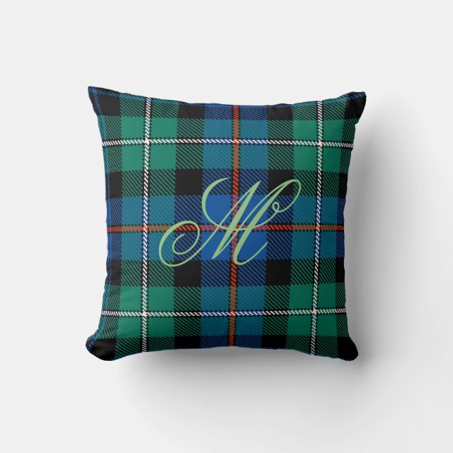 Mackenzie Tartan Monogram Pillow Kudde (Framsida)