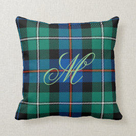 Mackenzie Tartan Monogram Pillow Kudde