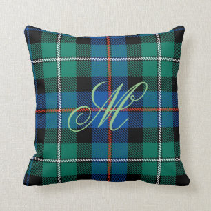 Mackenzie Tartan Monogram Pillow Kudde