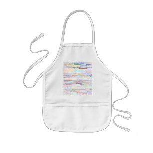 Mackenzie Text Design II Kids Apron Barnförkläde