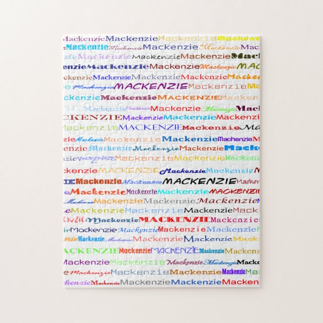 Mackenzie Text Design II Puzzle Pussel (Vertikal)