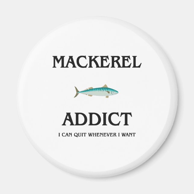 Mackerel Addict Magnet (Framsidan)