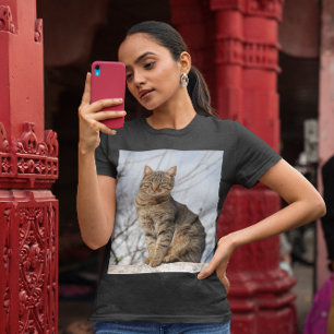 Mackerel Tabby katt Tee