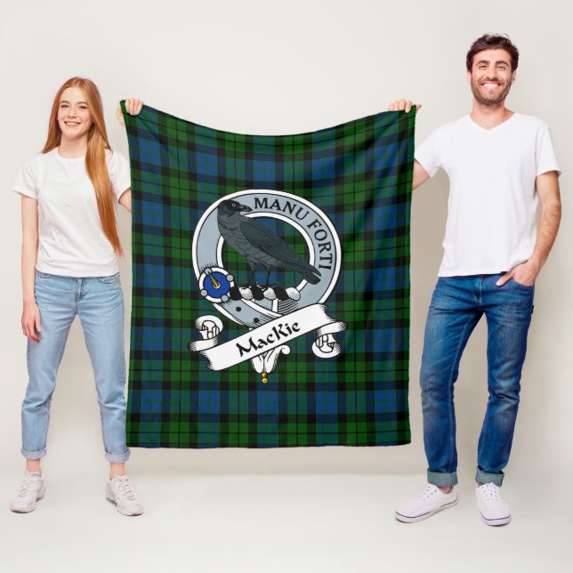 MacKie Klansköld Tartan Rutig Fleecefilt (På plats)