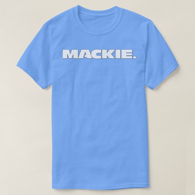 Mackie white t shirt (Design framsida)