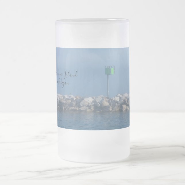 Mackinac Breakwater Frosted Mugg (Center)