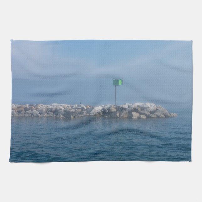 Mackinac Breakwater Kökshandduk (Horisontell)