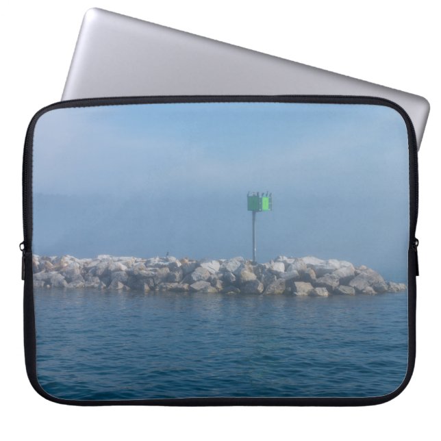 Mackinac Breakwater Laptop Sleeve (Framsidan)